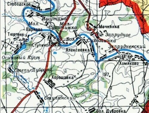 Тюртень на карте