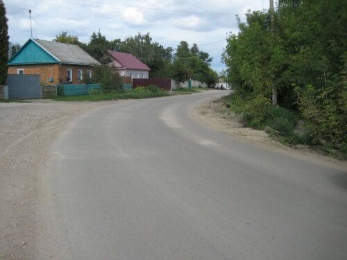 Дорога на Горького в Ефремове